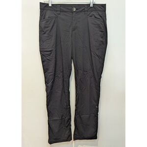 Eddie‎ Bauer Cargo Pants Women's Size 12 Gray Roll Up Hiking Stretch Performance